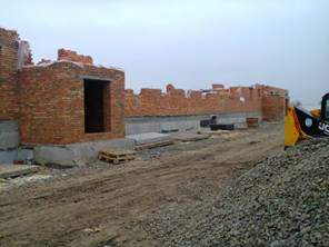 Строительство нового корпуса Михайловской школы-интерната продолжается.